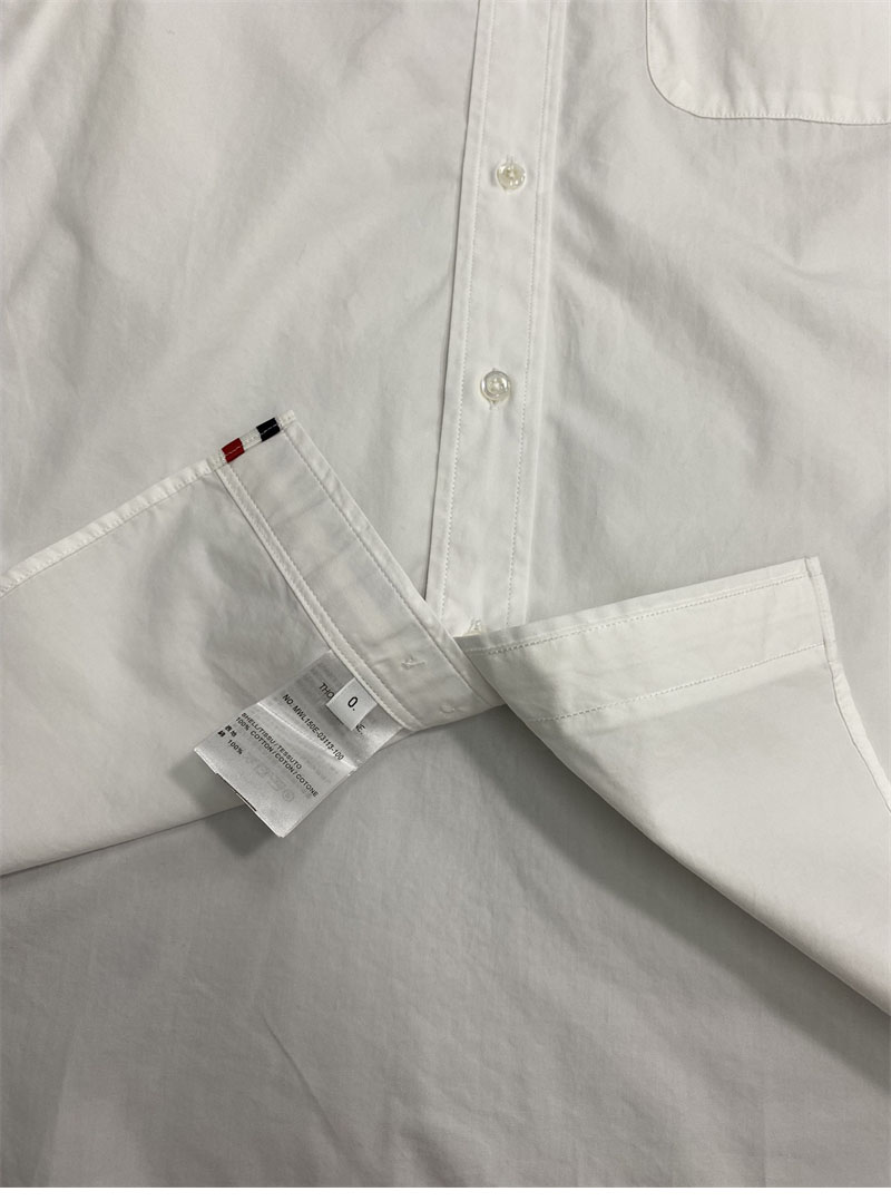 Thom Browne 톰브라운 포플린 히든 삼선 클래식 셔츠 레플리카 11번 이미지 - 의류 | 세미샵 레플리카 사이트
