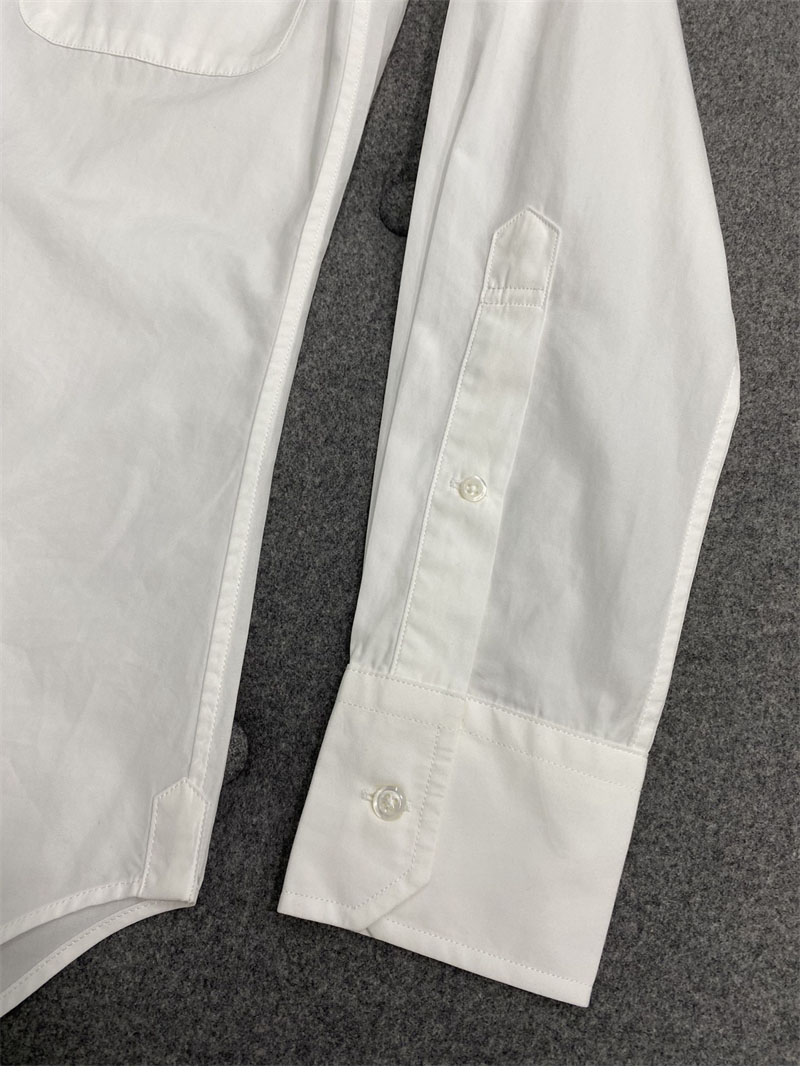Thom Browne 톰브라운 포플린 히든 삼선 클래식 셔츠 레플리카 14번 이미지 - 의류 | 세미샵 레플리카 사이트