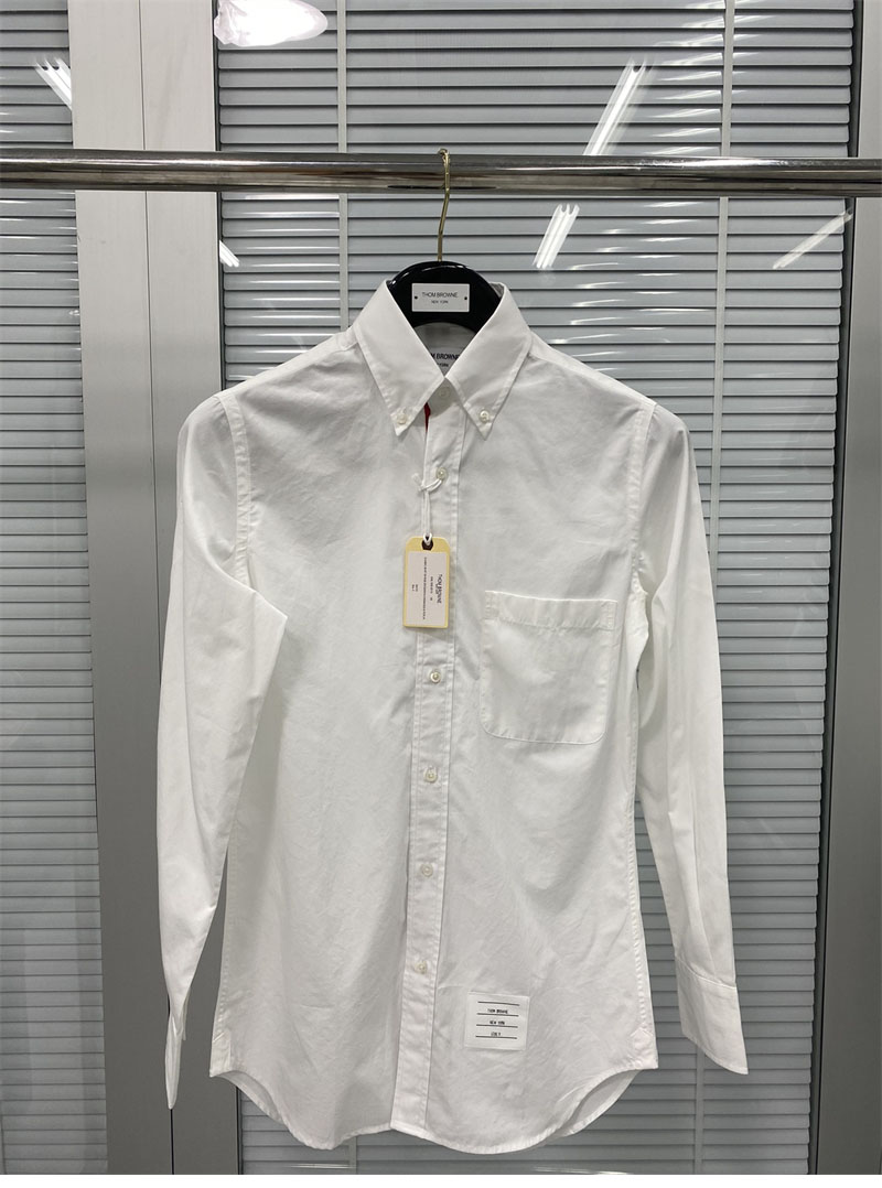 Thom Browne 톰브라운 포플린 히든 삼선 클래식 셔츠 레플리카 23번 이미지 - 의류 | 세미샵 레플리카 사이트