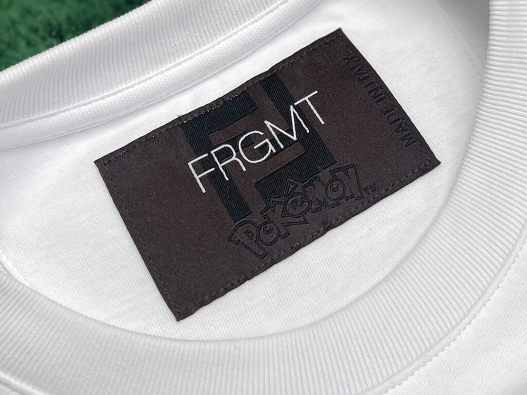 펜디 x FRGMT 라운드 반팔 티셔츠 화이트 - 상세 이미지