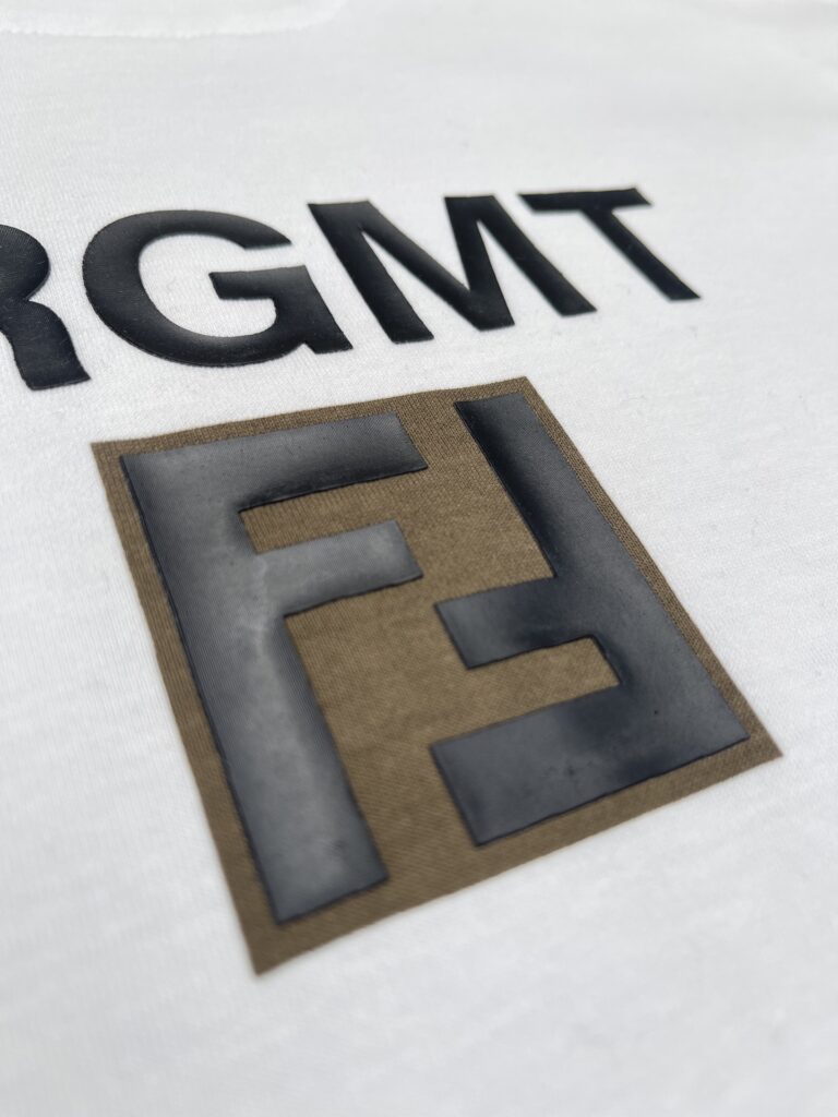 펜디 x FRGMT 라운드 반팔 티셔츠 화이트 - 상세 이미지