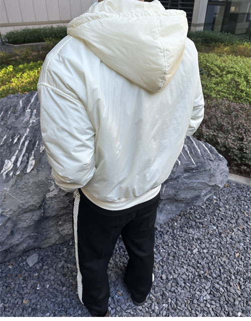 P R A D A 프라다 23FW 트라이앵글 로고 리버서블 후디 자켓 레플리카 4번 이미지 - 의류 | 세미샵 레플리카 사이트