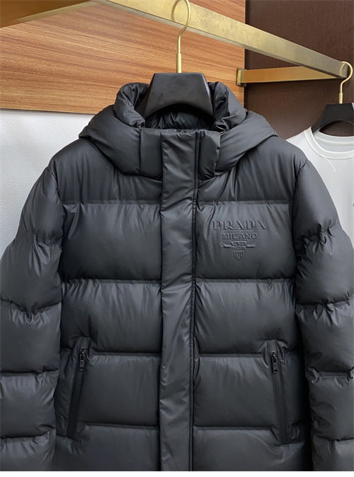 P R A D A 프라다 24FW 로고 패딩 자켓 레플리카 12번 이미지 - 의류 | 세미샵 레플리카 사이트