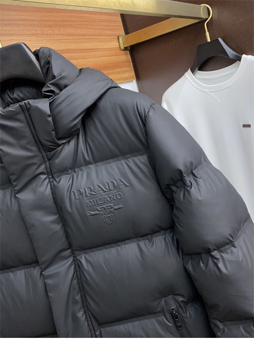 P R A D A 프라다 24FW 로고 패딩 자켓 레플리카 13번 이미지 - 의류 | 세미샵 레플리카 사이트