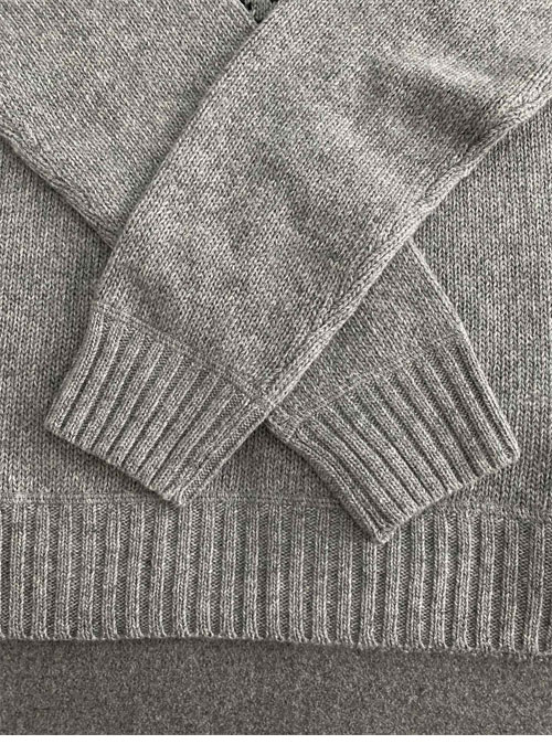 P R A D A 프라다 로고 울 캐시미어 크루넥 스웨터 니트 2컬러 레플리카 17번 이미지 - 의류 | 세미샵 레플리카 사이트