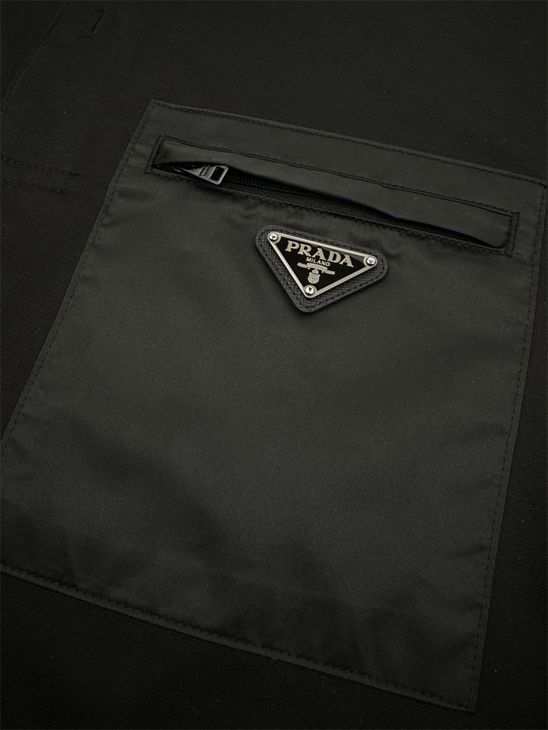 프라다 프라다 리나일론 스트레치 코튼 폴로 셔츠 레플리카 8번 이미지 - 의류 | 세미샵 레플리카 사이트