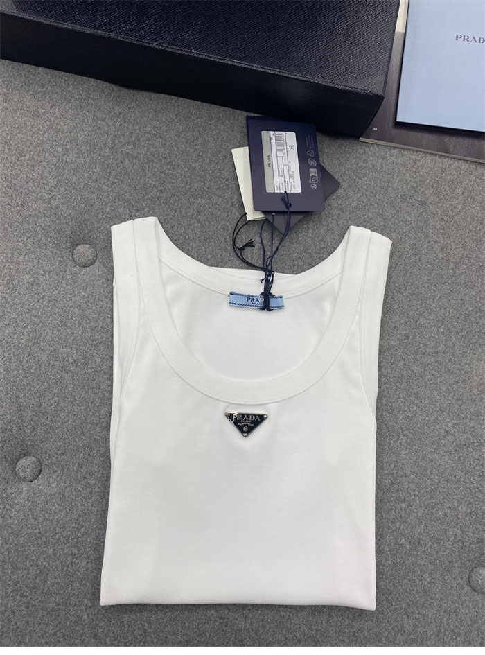 P R A D A 프라다 립 니트 저지 탱크 탑 2컬러 레플리카 8번 이미지 - 의류 | 세미샵 레플리카 사이트