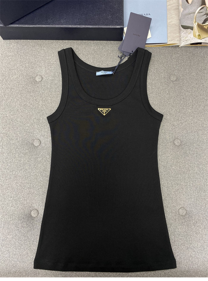 P R A D A 프라다 립 니트 저지 탱크 탑 2컬러 레플리카 18번 이미지 - 의류 | 세미샵 레플리카 사이트