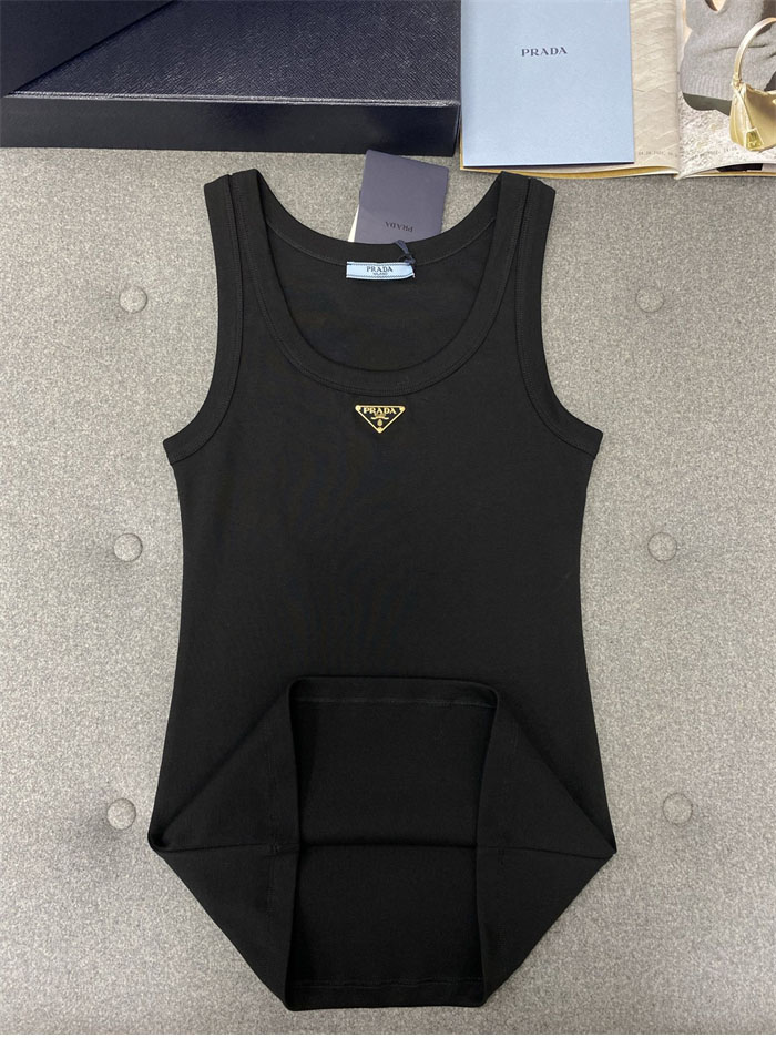 P R A D A 프라다 립 니트 저지 탱크 탑 2컬러 레플리카 19번 이미지 - 의류 | 세미샵 레플리카 사이트