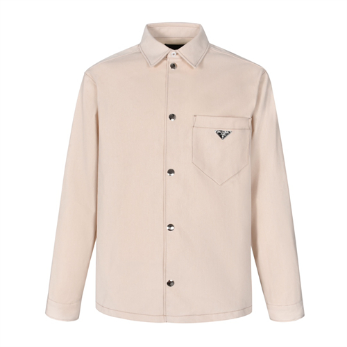 P R A D A 프라다 트라이앵글 로고 Bull 데님 셔츠 레플리카 5번 이미지 - 의류 | 세미샵 레플리카 사이트