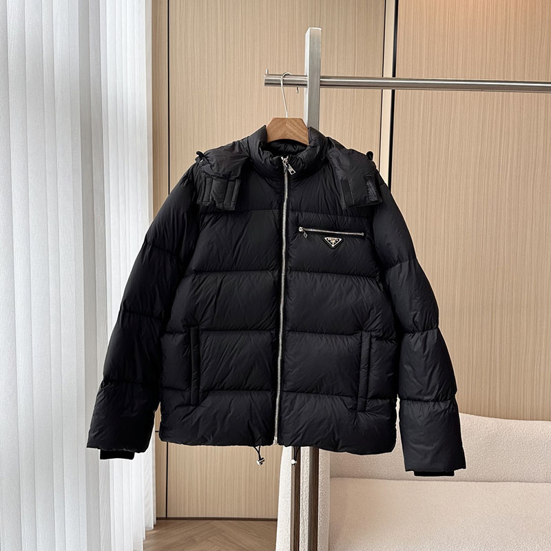 프라다 프라다 트라이앵글 로고 리나일론 다운 패딩자켓 레플리카 7번 이미지 - 의류 | 세미샵 레플리카 사이트