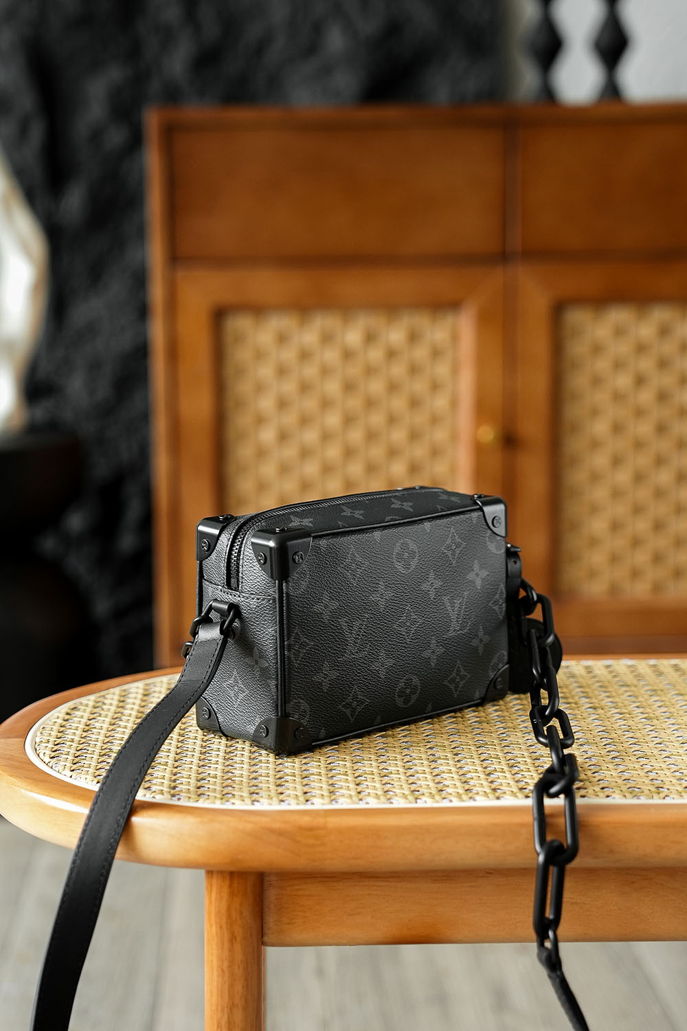 Louis Vuitton Highend Mini Soft Trunk Monogram Eclipse - 상세 이미지