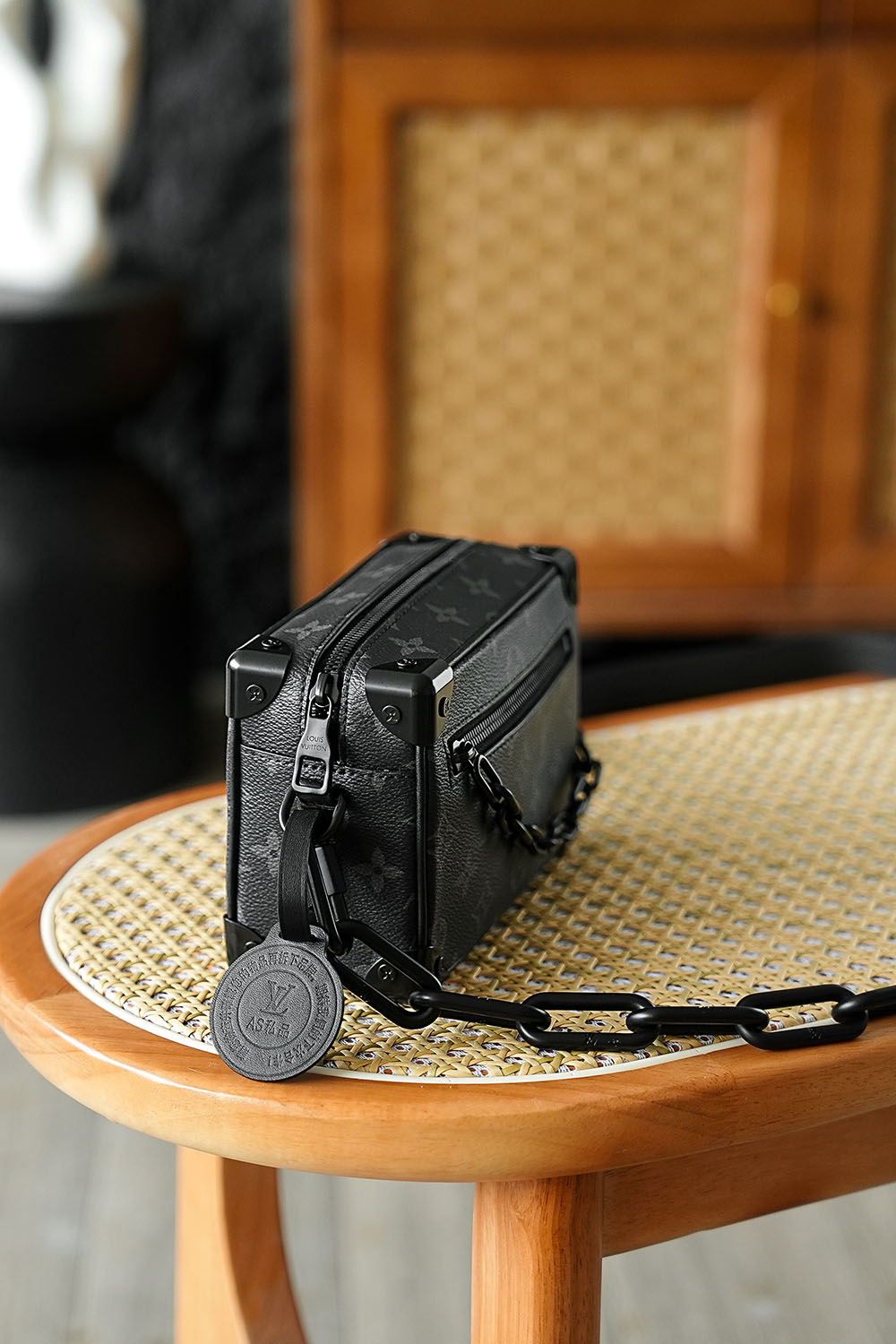 Louis Vuitton Highend Mini Soft Trunk Monogram Eclipse - 상세 이미지