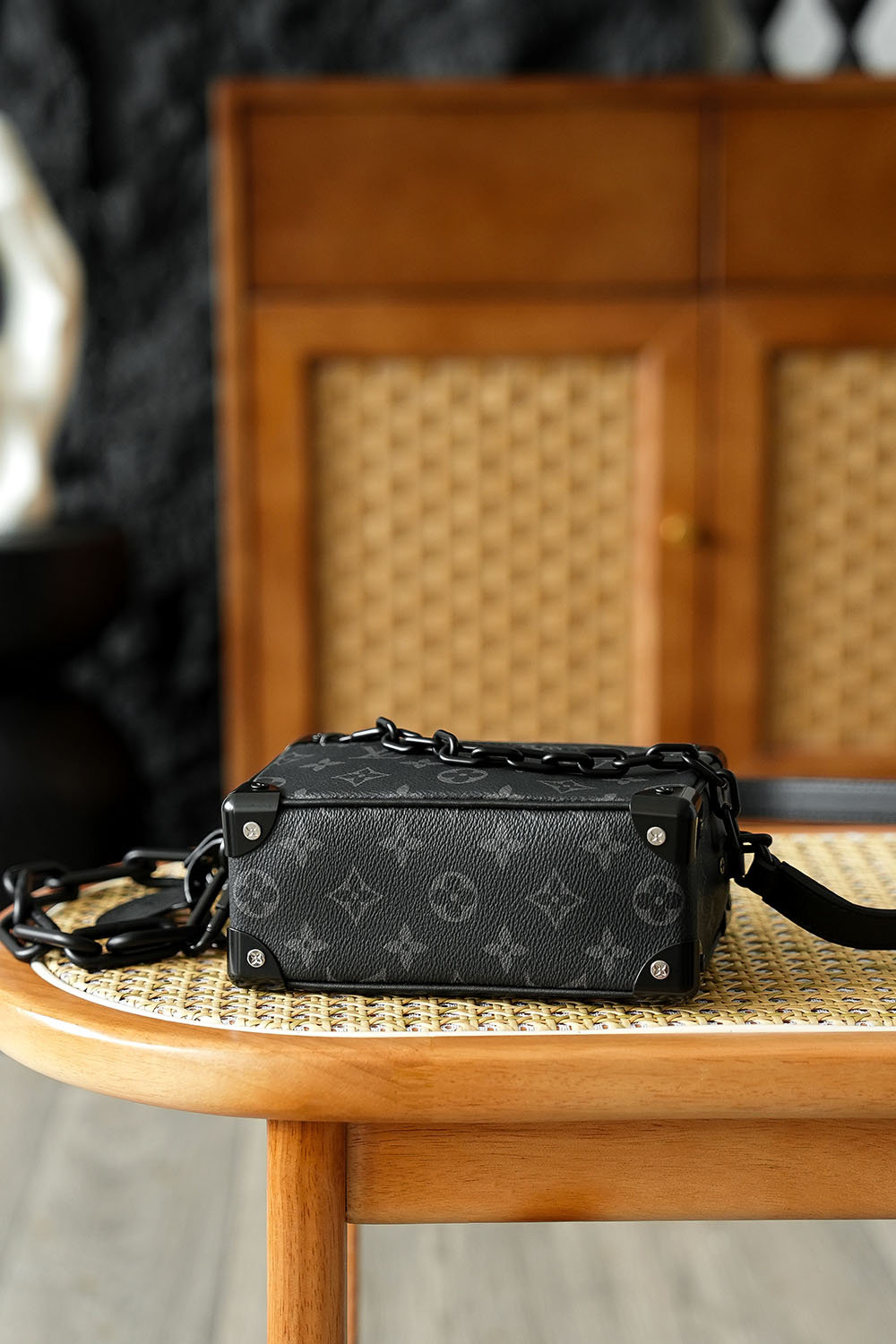 Louis Vuitton Highend Mini Soft Trunk Monogram Eclipse - 상세 이미지