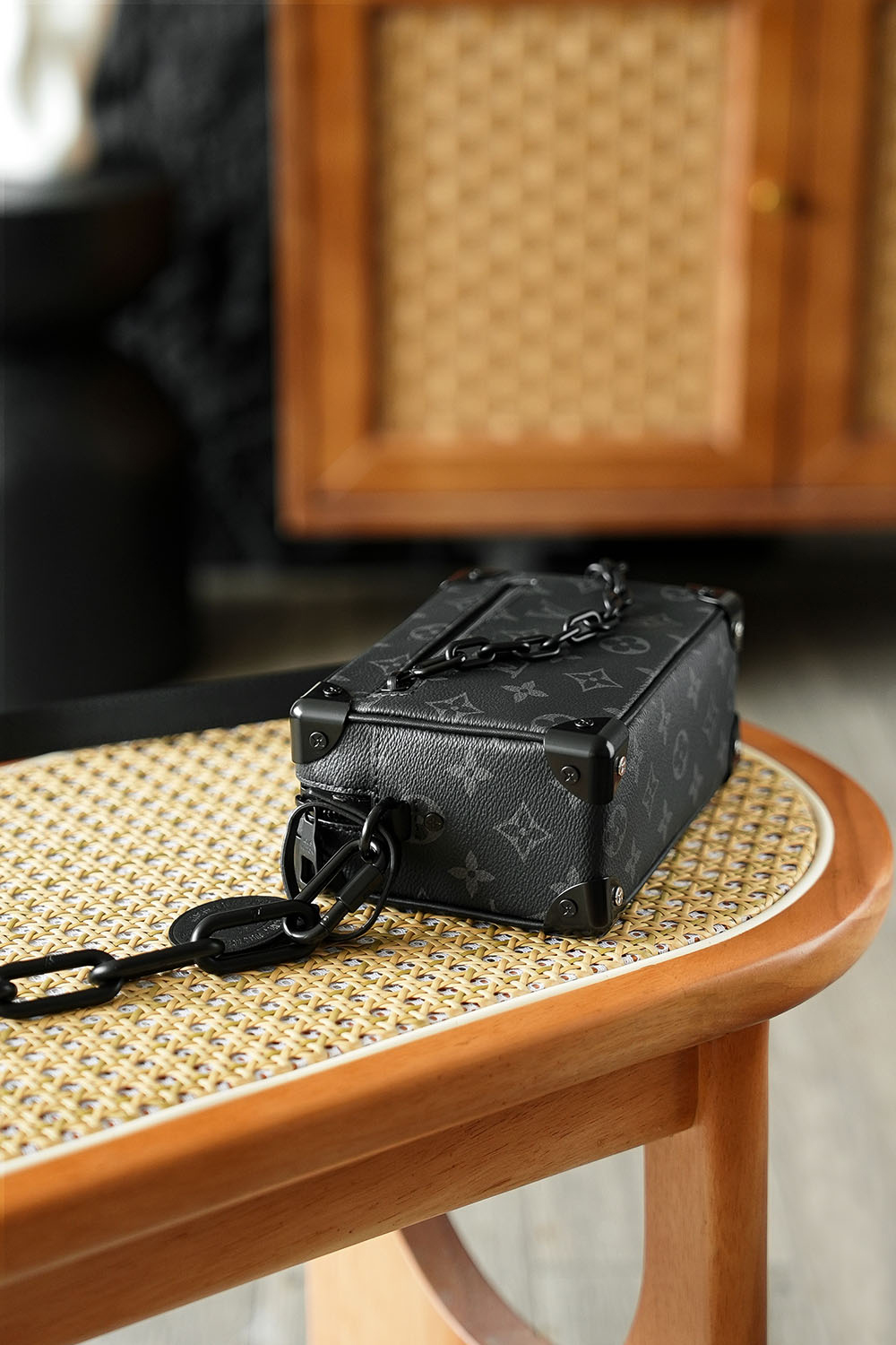 Louis Vuitton Highend Mini Soft Trunk Monogram Eclipse - 상세 이미지