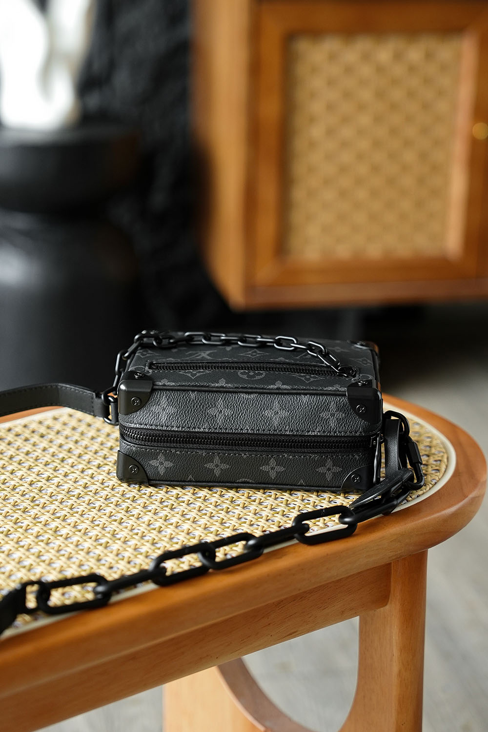 Louis Vuitton Highend Mini Soft Trunk Monogram Eclipse - 상세 이미지