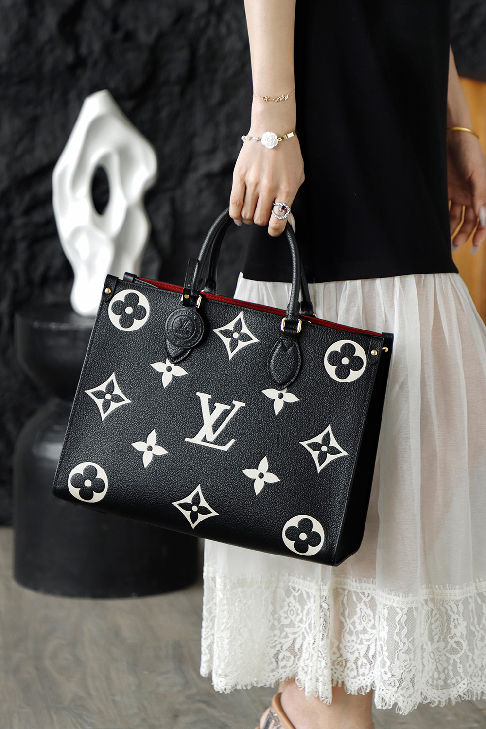 Louis  Vuitton Louis Vuitton Highend On The Go MM Bicolor Monogram Empreinte Leather 레플리카 17번 이미지 - 하이앤드 | 세미샵 레플리카 사이트