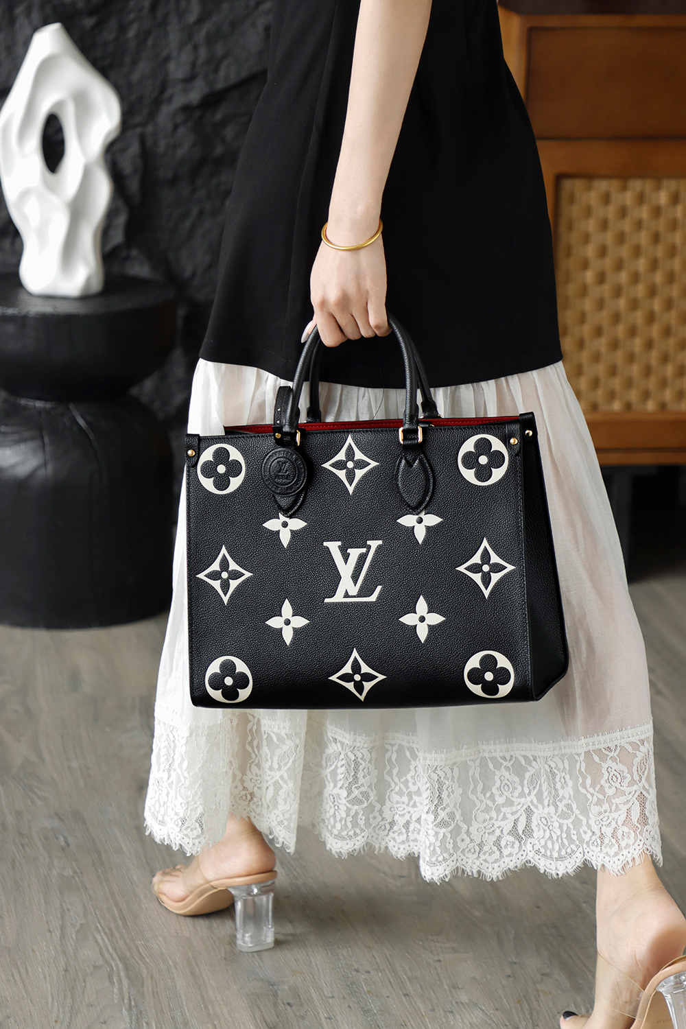 Louis  Vuitton Louis Vuitton Highend On The Go MM Bicolor Monogram Empreinte Leather 레플리카 19번 이미지 - 하이앤드 | 세미샵 레플리카 사이트