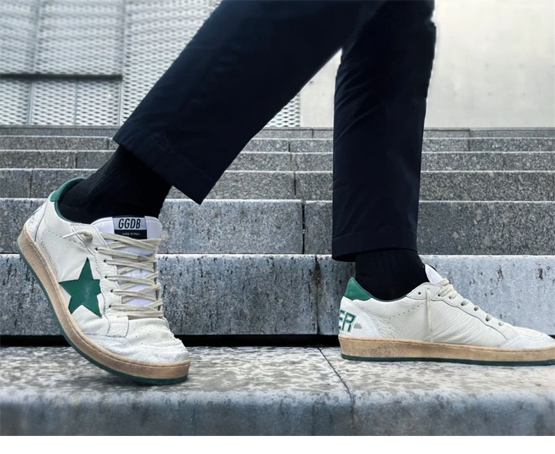 Golden Goose 골든구스 볼스타 스니커즈 그린 스타 레플리카 2번 이미지 - 신발 | 세미샵 레플리카 사이트