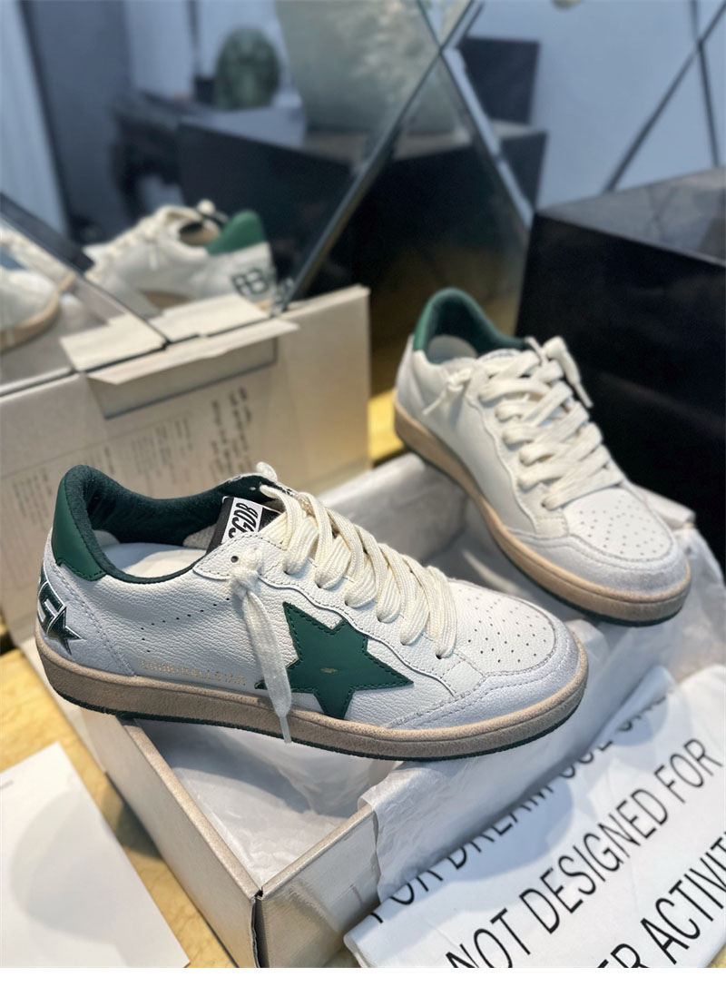 Golden Goose 골든구스 볼스타 스니커즈 그린 스타 레플리카 7번 이미지 - 신발 | 세미샵 레플리카 사이트