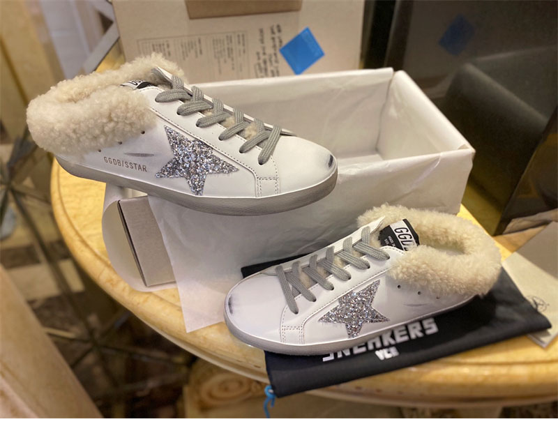 골든구스 골든구스 슈퍼스타 시어링 뮬 스니커즈 （터보） 레플리카 4번 이미지 - 신발 | 세미샵 레플리카 사이트
