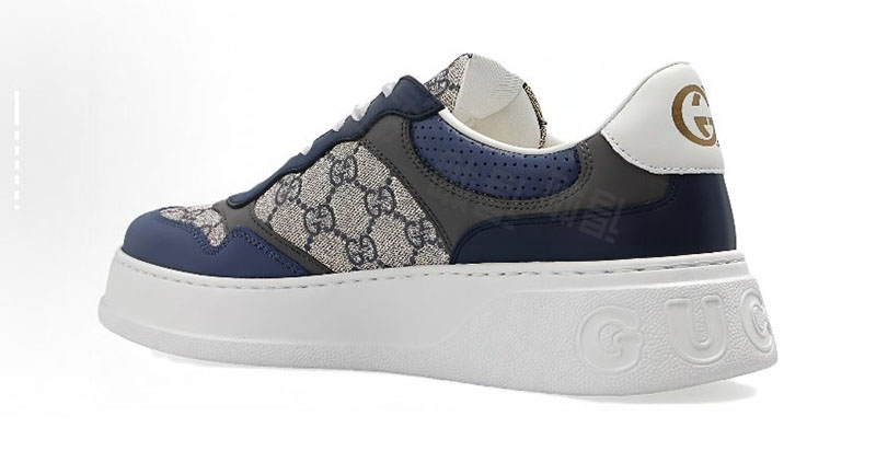 Gucci 구찌 GG 캔버스 스니커즈 베이지 블랙 수프림 레플리카 2번 이미지 - 신발 | 세미샵 레플리카 사이트