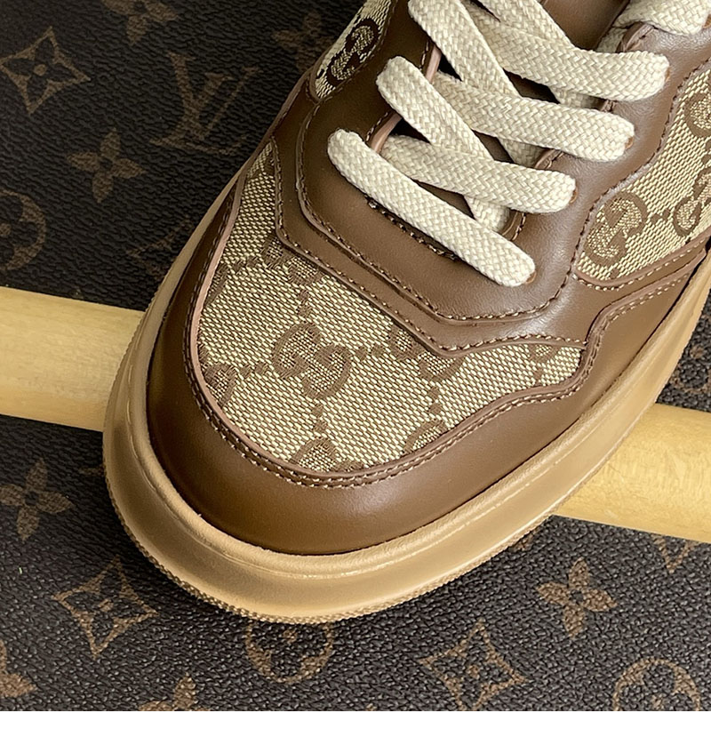 Gucci 구찌 GG 캔버스 스니커즈 브라운 GG 수프림 레플리카 7번 이미지 - 신발 | 세미샵 레플리카 사이트