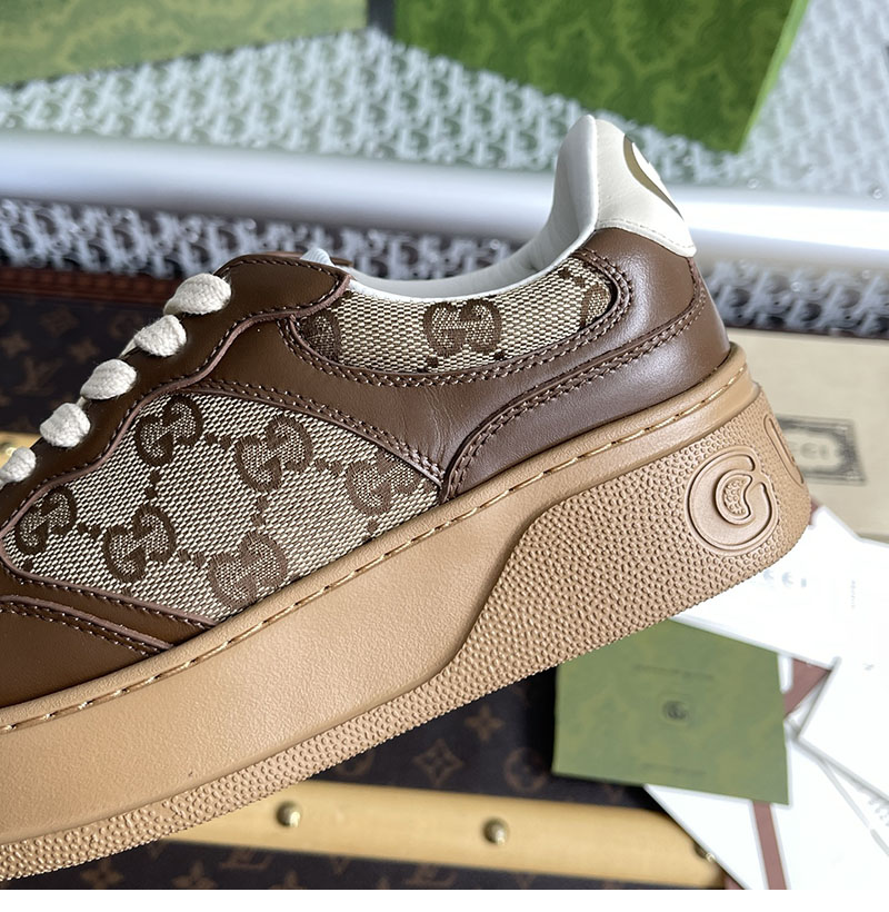 Gucci 구찌 GG 캔버스 스니커즈 브라운 GG 수프림 레플리카 10번 이미지 - 신발 | 세미샵 레플리카 사이트
