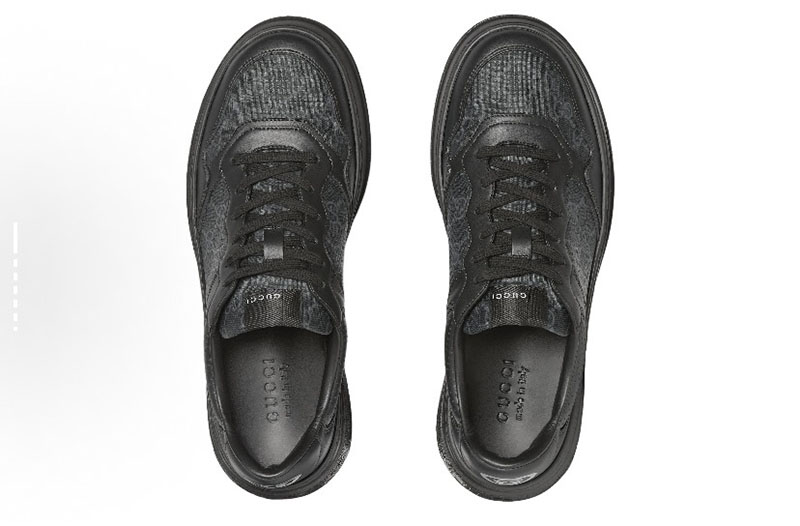 Gucci 구찌 GG 캔버스 스니커즈 블랙 GG 수프림 레플리카 2번 이미지 - 신발 | 세미샵 레플리카 사이트