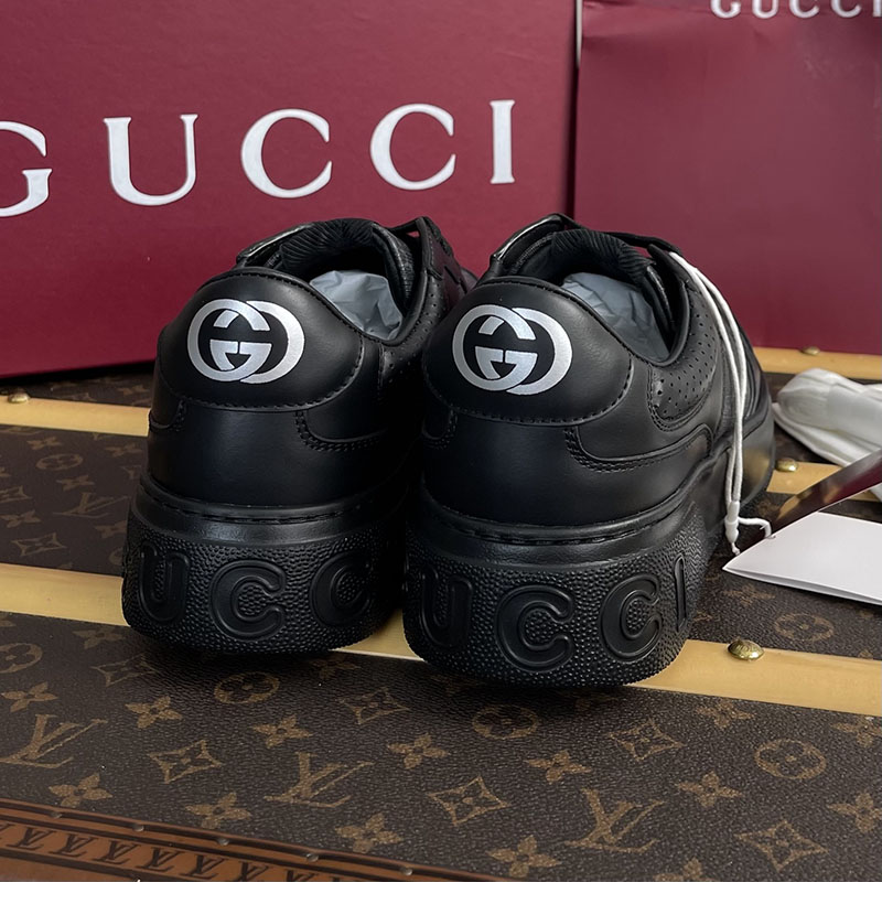 Gucci 구찌 GG 캔버스 스니커즈 블랙 GG 수프림 레플리카 7번 이미지 - 신발 | 세미샵 레플리카 사이트