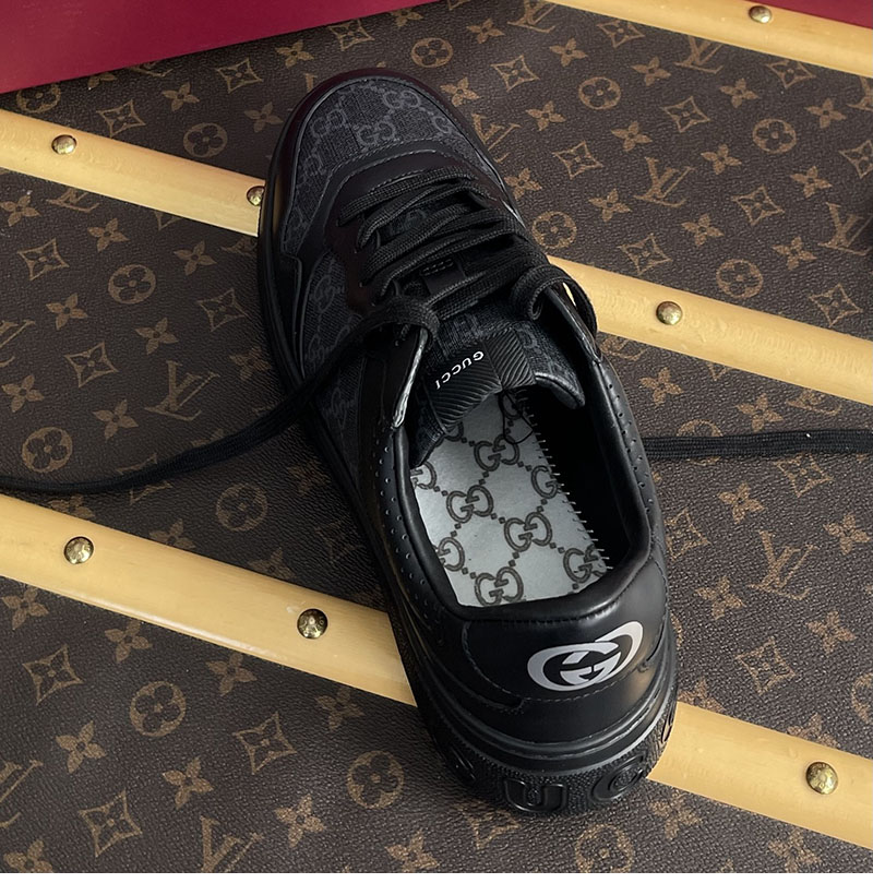 Gucci 구찌 GG 캔버스 스니커즈 블랙 GG 수프림 레플리카 11번 이미지 - 신발 | 세미샵 레플리카 사이트