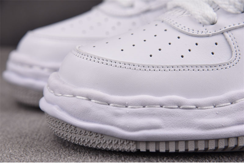 기타 미하라 야스히로 웨인 OG 솔 레더 로우탑 스니커즈 화이트 레플리카 7번 이미지 - 신발 | 세미샵 레플리카 사이트