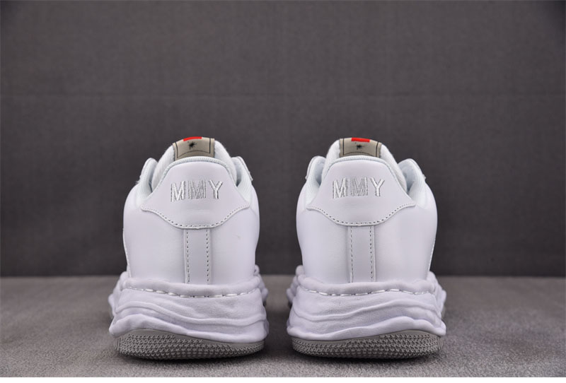 기타 미하라 야스히로 웨인 OG 솔 레더 로우탑 스니커즈 화이트 레플리카 11번 이미지 - 신발 | 세미샵 레플리카 사이트