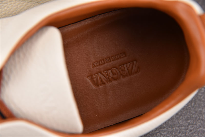 기타 제냐 오프화이트 디어스킨 트리플 스티치 스니커즈 레플리카 14번 이미지 - 신발 | 세미샵 레플리카 사이트