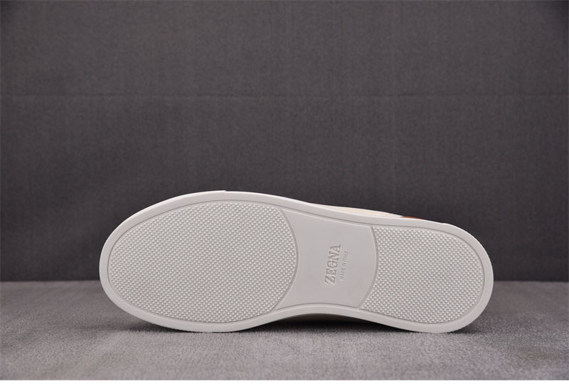 기타 제냐 오프화이트 디어스킨 트리플 스티치 스니커즈 레플리카 8번 이미지 - 신발 | 세미샵 레플리카 사이트