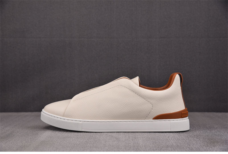 기타 제냐 오프화이트 디어스킨 트리플 스티치 스니커즈 레플리카 9번 이미지 - 신발 | 세미샵 레플리카 사이트