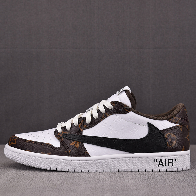 Nike 나이키 커스텀 에어조던 1 로우 x 루이비통 x 트래비스 스캇 DL2403-002 레플리카 1번 이미지 - 신발 | 세미샵 레플리카 사이트