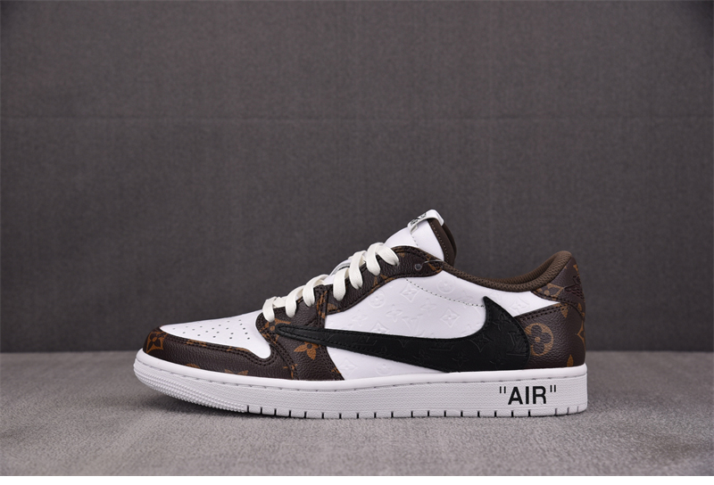 Nike 나이키 커스텀 에어조던 1 로우 x 루이비통 x 트래비스 스캇 DL2403-002 레플리카 2번 이미지 - 신발 | 세미샵 레플리카 사이트