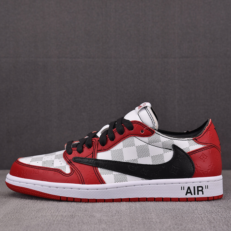 Nike 나이키 커스텀 에어조던 1 로우 x 루이비통 x 트래비스 스캇 DZ2403-006 레플리카 5번 이미지 - 신발 | 세미샵 레플리카 사이트