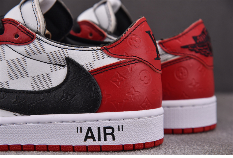 Nike 나이키 커스텀 에어조던 1 로우 x 루이비통 x 트래비스 스캇 DZ2403-006 레플리카 4번 이미지 - 신발 | 세미샵 레플리카 사이트