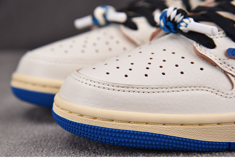 Nike 나이키 x 트래비스 스캇 에어조던1 로우 OG SP 세일 밀리터리 블루 DM7866-104 레플리카 6번 이미지 - 신발 | 세미샵 레플리카 사이트