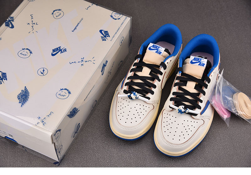 Nike 나이키 x 트래비스 스캇 에어조던1 로우 OG SP 세일 밀리터리 블루 DM7866-104 레플리카 9번 이미지 - 신발 | 세미샵 레플리카 사이트