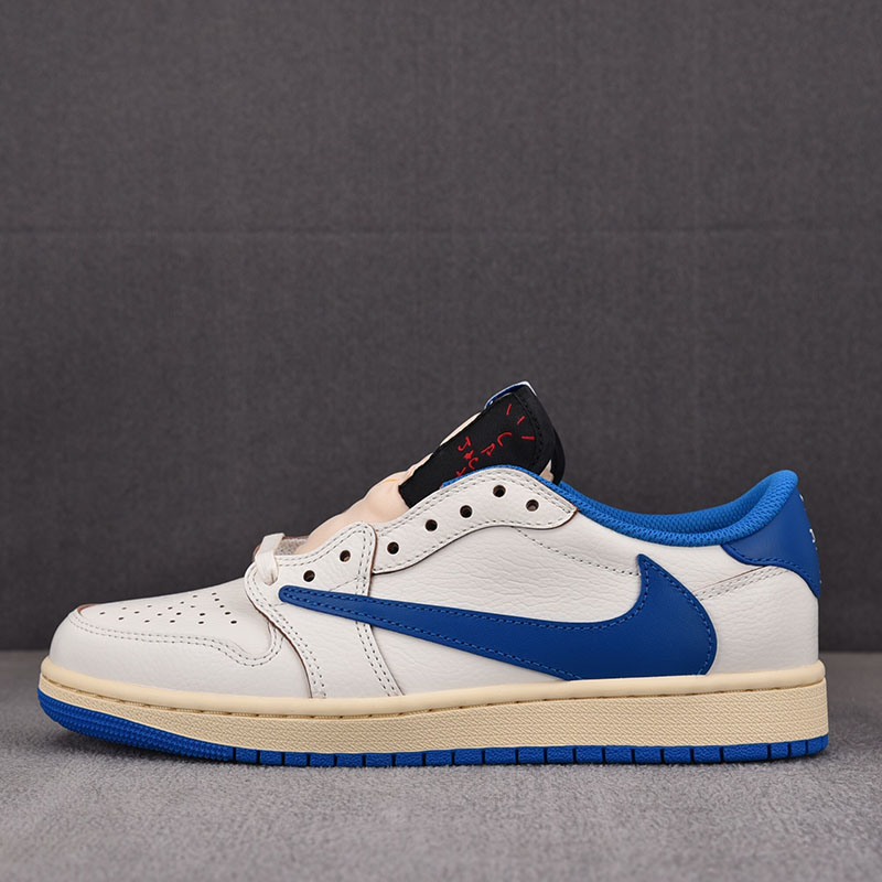 Nike 나이키 x 트래비스 스캇 에어조던1 로우 OG SP 세일 밀리터리 블루 DM7866-104 레플리카 1번 이미지 - 신발 | 세미샵 레플리카 사이트