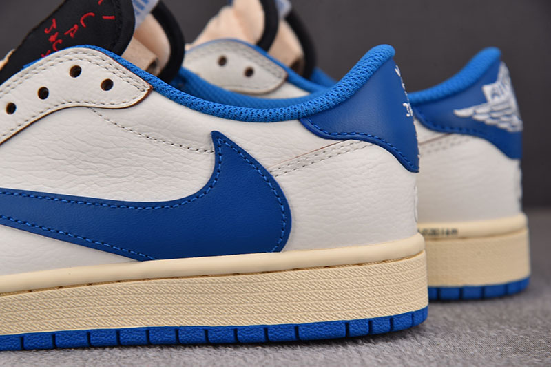 Nike 나이키 x 트래비스 스캇 에어조던1 로우 OG SP 세일 밀리터리 블루 DM7866-104 레플리카 4번 이미지 - 신발 | 세미샵 레플리카 사이트