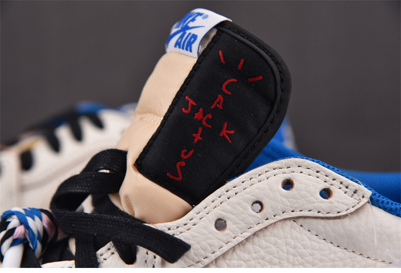 Nike 나이키 x 트래비스 스캇 에어조던1 로우 OG SP 세일 밀리터리 블루 DM7866-104 레플리카 16번 이미지 - 신발 | 세미샵 레플리카 사이트