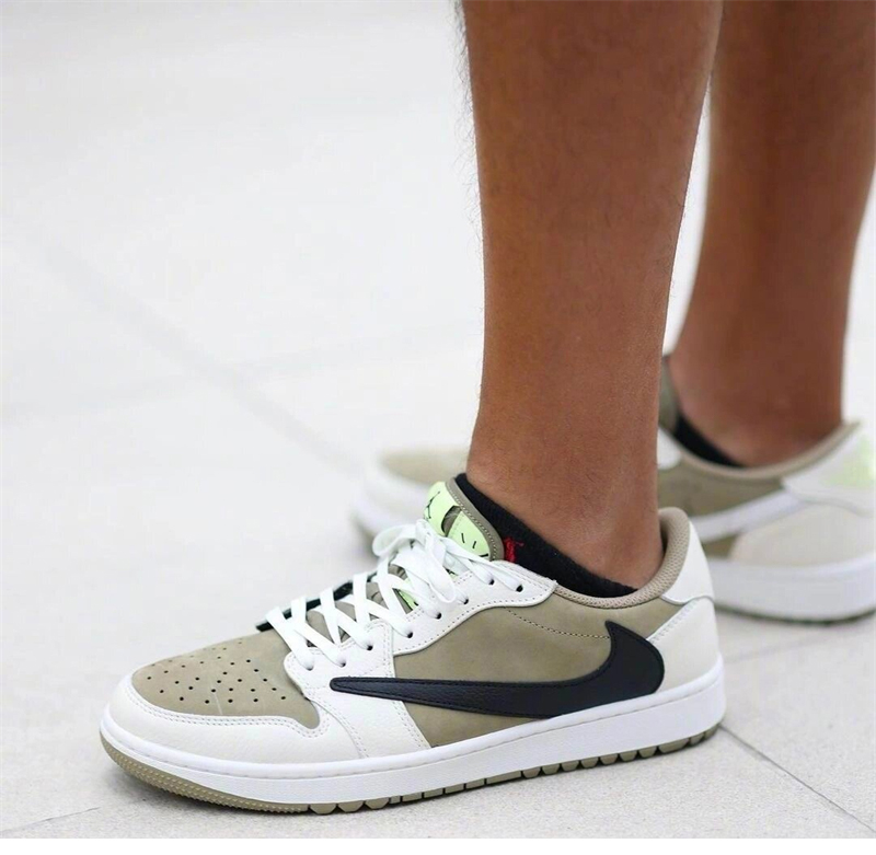 Nike 나이키 x 트레비스 스캇 에어조던1 로우 골프 네츄럴 올리브 레플리카 3번 이미지 - 신발 | 세미샵 레플리카 사이트