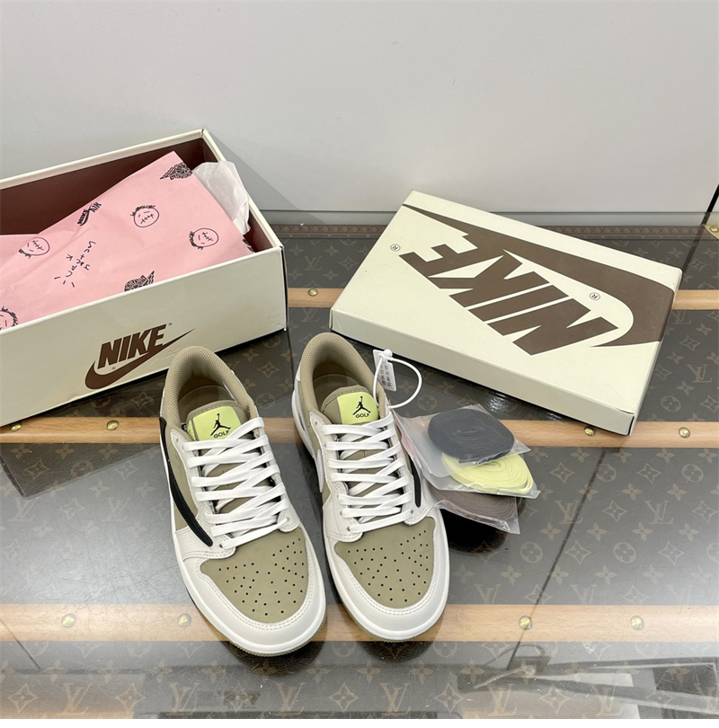 Nike 나이키 x 트레비스 스캇 에어조던1 로우 골프 네츄럴 올리브 레플리카 5번 이미지 - 신발 | 세미샵 레플리카 사이트