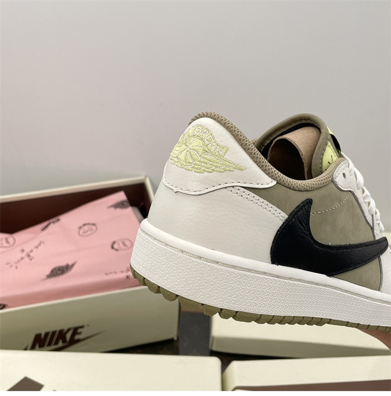 Nike 나이키 x 트레비스 스캇 에어조던1 로우 골프 네츄럴 올리브 레플리카 19번 이미지 - 신발 | 세미샵 레플리카 사이트
