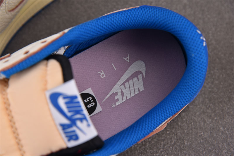 Nike 나이키 x 트레비스 스캇 에어조던1 로우 OG SP 밀리터리 블루 DM7866-104 레플리카 11번 이미지 - 신발 | 세미샵 레플리카 사이트