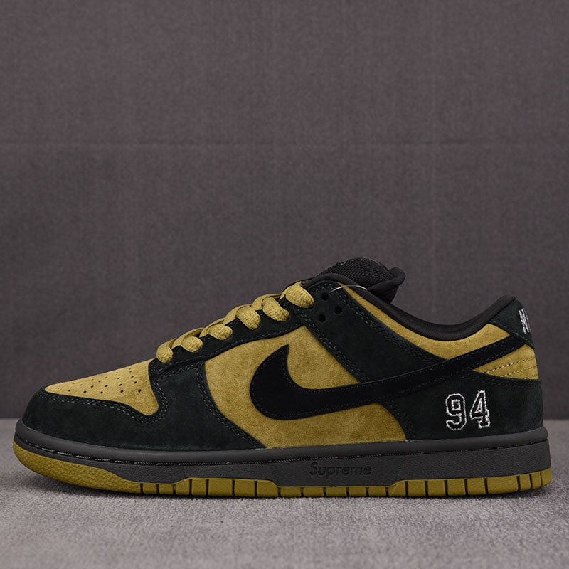 Nike 슈프림 x 나이키 SB 덩크 로우 캠퍼 그린 HQ8487-300 레플리카 1번 이미지 - 신발 | 세미샵 레플리카 사이트